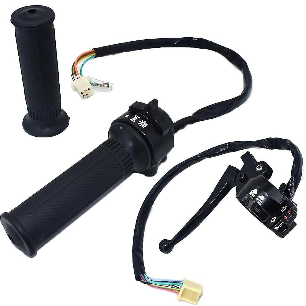 Maymun Bisikleti Z50 Z50j Dax için Marş Anahtarı Işığı Açma Kapama Fonksiyonu Fren Kolu ile Tutamaklar