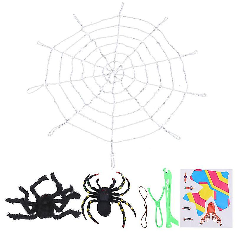 3pcs Spider Web Decoration For Halloween Decorations