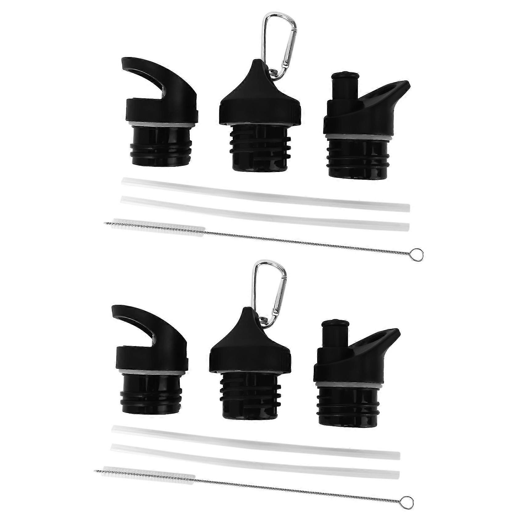 6 Pack Lids Bundle For Hydro Flask Standard Mouth Water Includes Straw Lid Bite Valve And Twist Lid