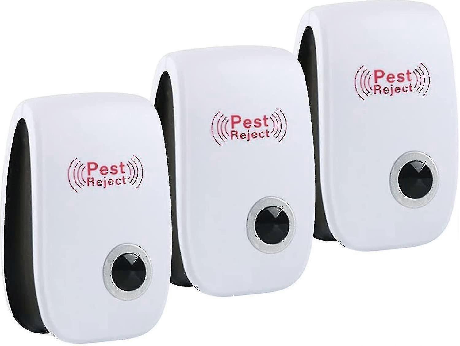 [3 Pack Ultrasonic Pest Repeller, Plug In Pest Control Ultrasonic Repellent