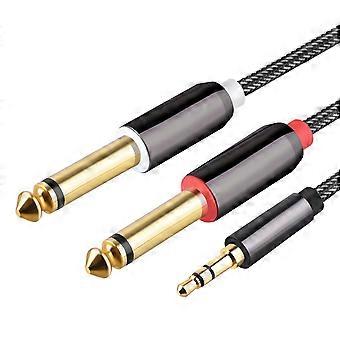 ギターオーディオケーブル ギターケーブル 6.5 に 6.5 オス - オスエルボーオーディオケーブル電子ギターベースなど用 (Co オーディオライン ギター  パッチ ケーブル 6.5mm/6.35mm モノラル楽器オーディオ ケーブル ギター ミキサー アンプ用 手作り 6.35MM モノラル オス ... ギターオーディオケーブル ギターケーブルジャック6.5mmから6.5mm 1/4インチモノラルパッチコード、アコースティックギターな