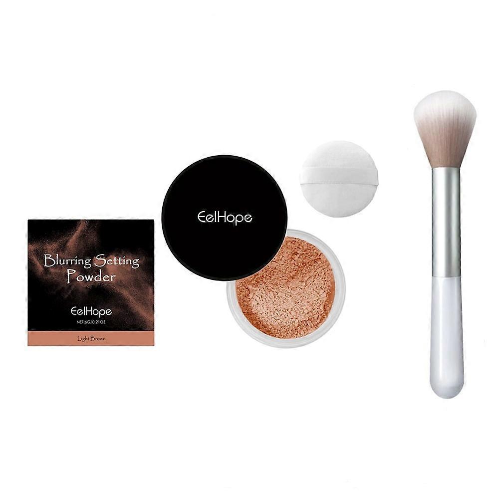 Setting Powder, Veil Thin and Natural Concealer, Dry and Wet Dual Use Pressed Powder for Makeup Perfection