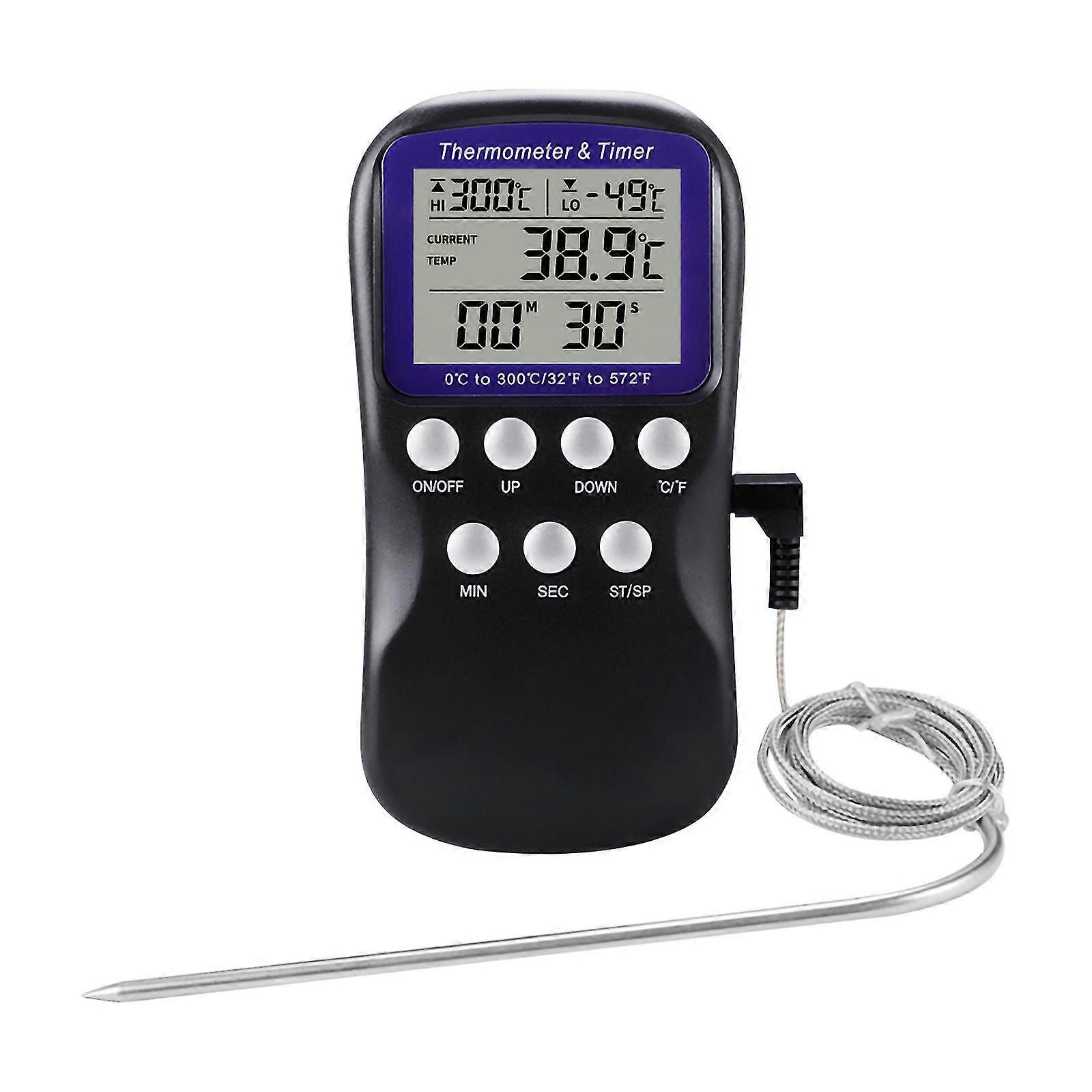 kitchen baked food thermometer probe type water temperature needle