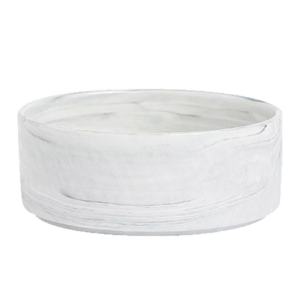 Cuenco de cerámica para perros y comida elevado con marco de madera antideslizante