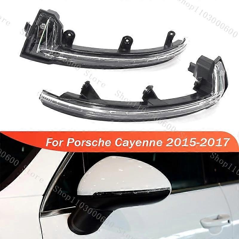 For Porsche Cayenne 2015 2016 2017 Car Exterior Rearview Side Mirror Turn Signal Indicator Light Lamp 95863110131 95863110231