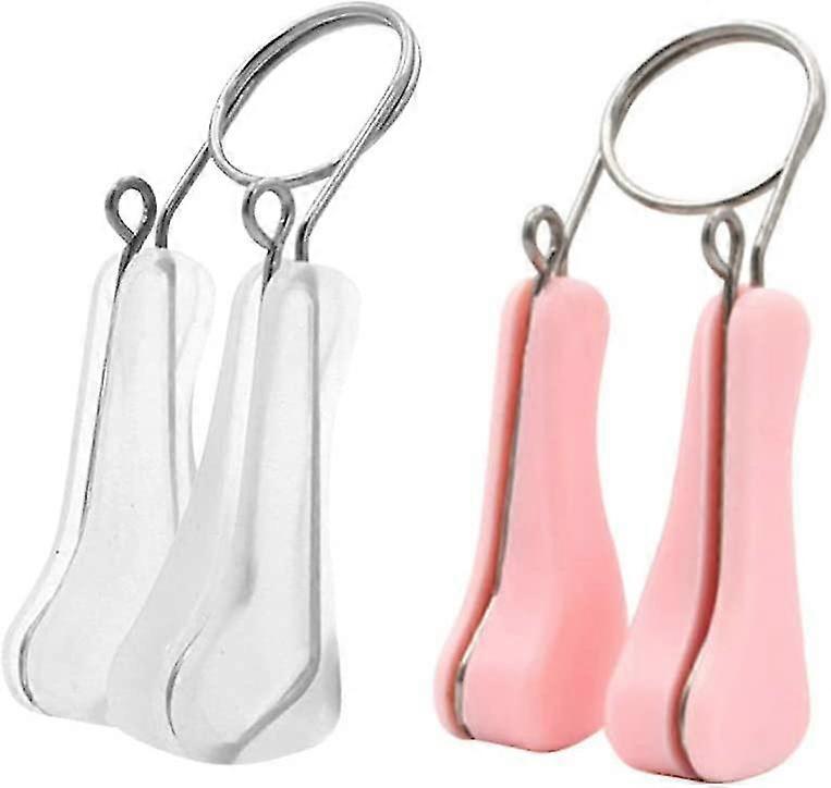 nose lift shaper clip nose straightener for natural nose lift slim lift shaper2pcs-white pink