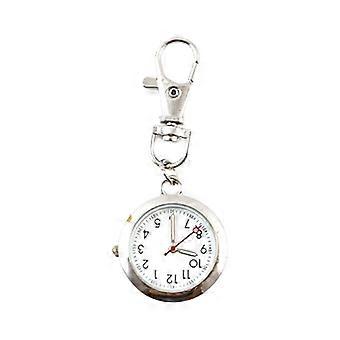 Männer Frauen Taschenuhr Wasserdichtes Quarzwerk Großbildschirm Rekordzeit Schlüsselanhänger Uhr