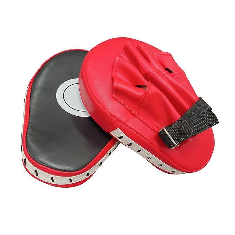 ZK-Sanda training boxing target adult children taekwondo training foot target (a pair of red)
