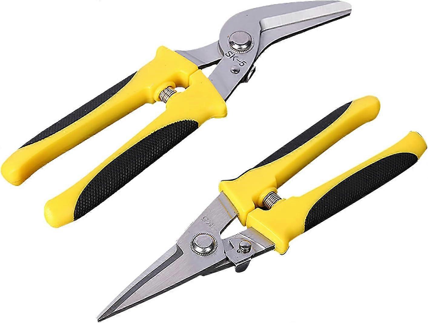 All-Purpose Snips, All-Cut Scissors - Ideal for Repairing and Cutting Metal Wire - Straight and Curved Mouth,2024 Ping