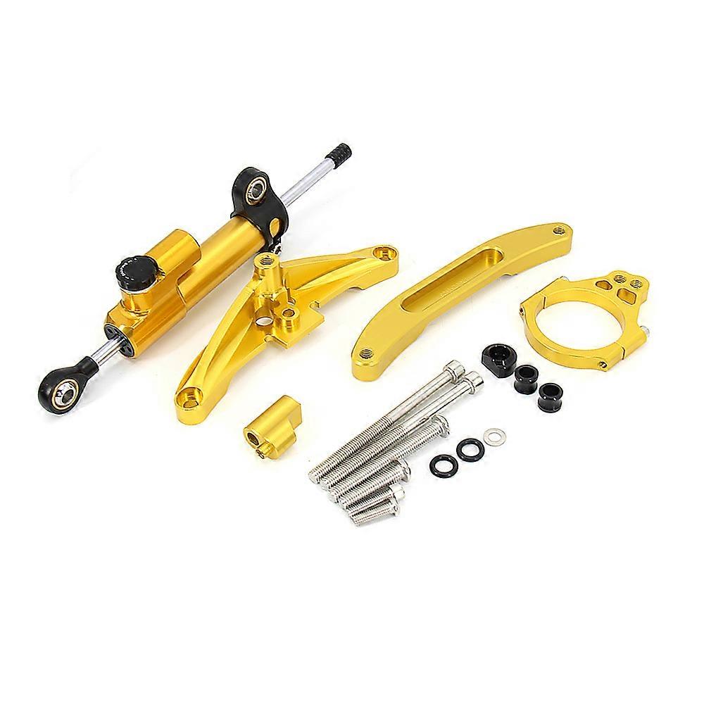 Steering Damper Bracket Set For Yamaha FZ1 FAZER 2006-2015 2014 2013 CNC Aluminum Stabilizer Linear Dampers Mounting Support