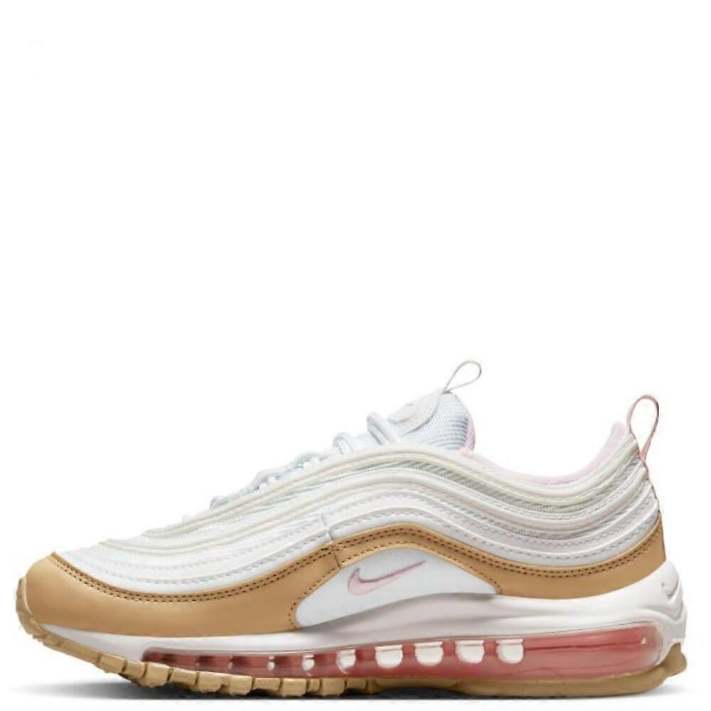 Nike Air Max 97 Summit White/Pink Foam-Sesame 921522-113 Grade-School