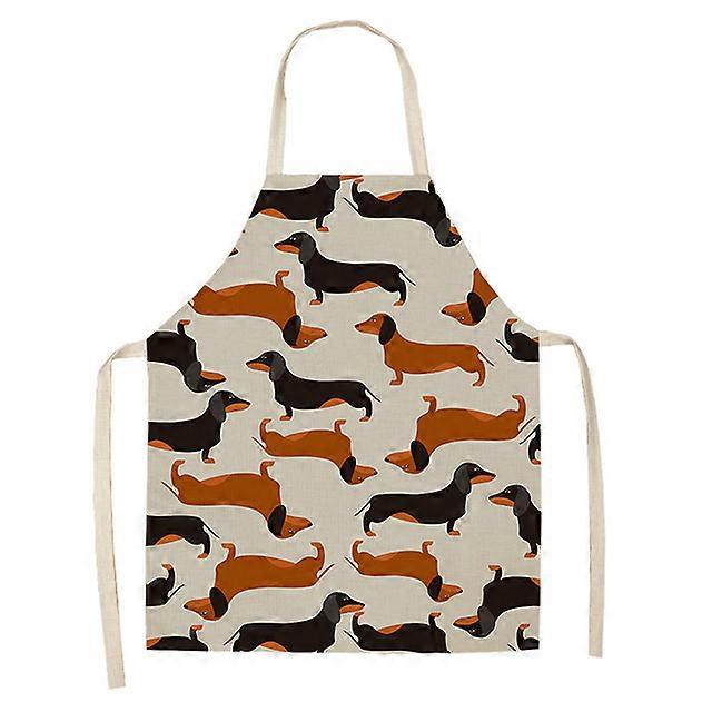 2PCS Senyue 2Pcs  Dog Printing Kitchen Aprons