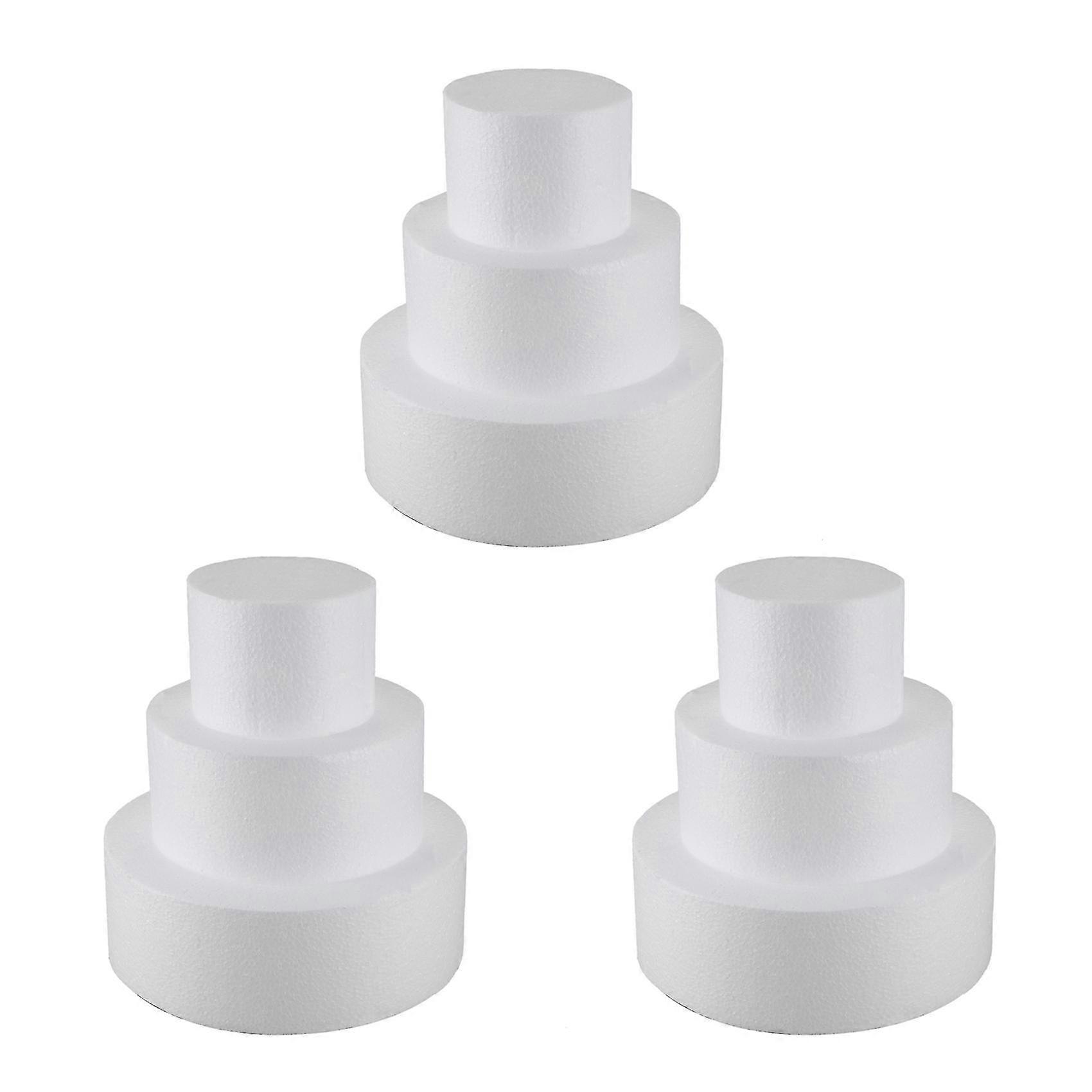 Round Cake Dummy (cake Dummy Set 4 Inch 6 Inch 8 Inch)