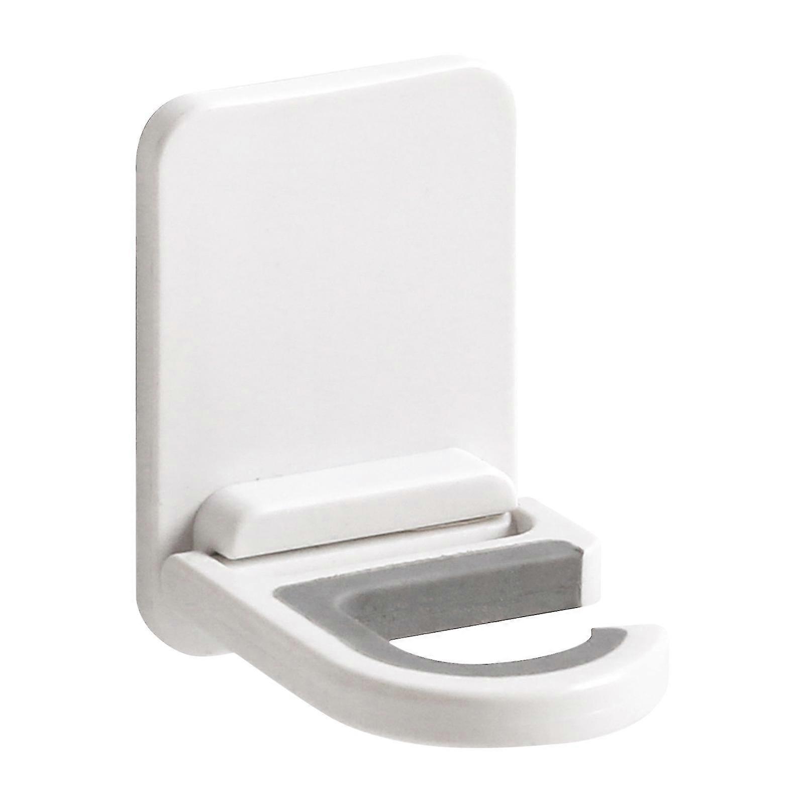 Punch-free Mop Holder Hook Bathroom Wall Strong Seamless Storage Folding Rack