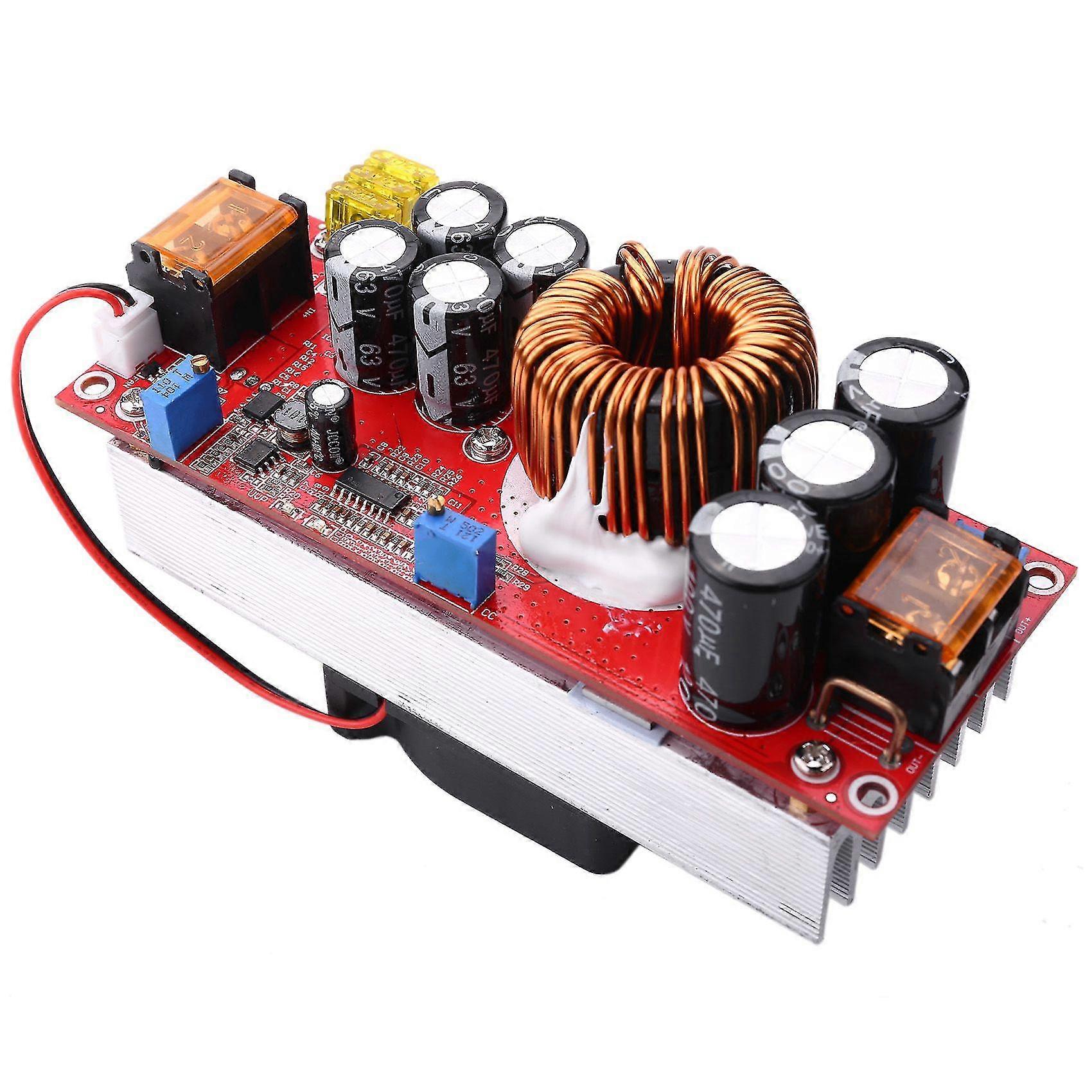 1800W 40A DC-DC DC Constant Voltage Constant Current Boost Converter Boosts 10-60V By Fan pentru 12-90
