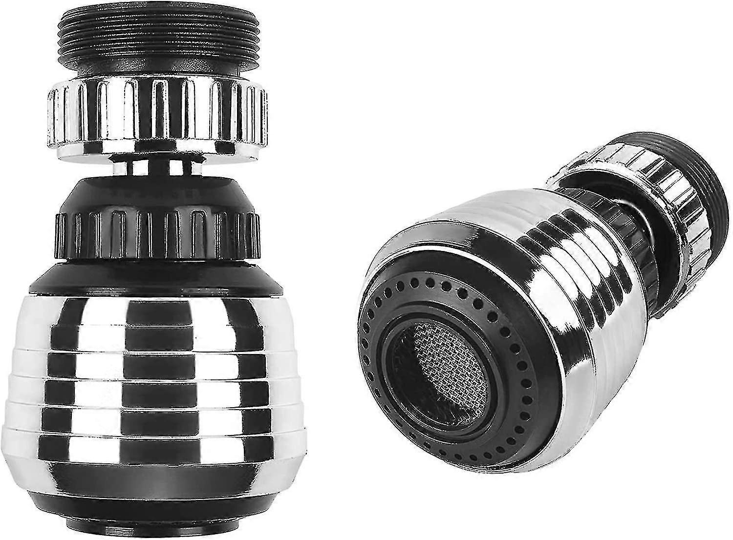 2pcs 360 Rotate Swivel Water Saving Tap Aerator Diffuseur Faucet Buse Filtre Adaptateur