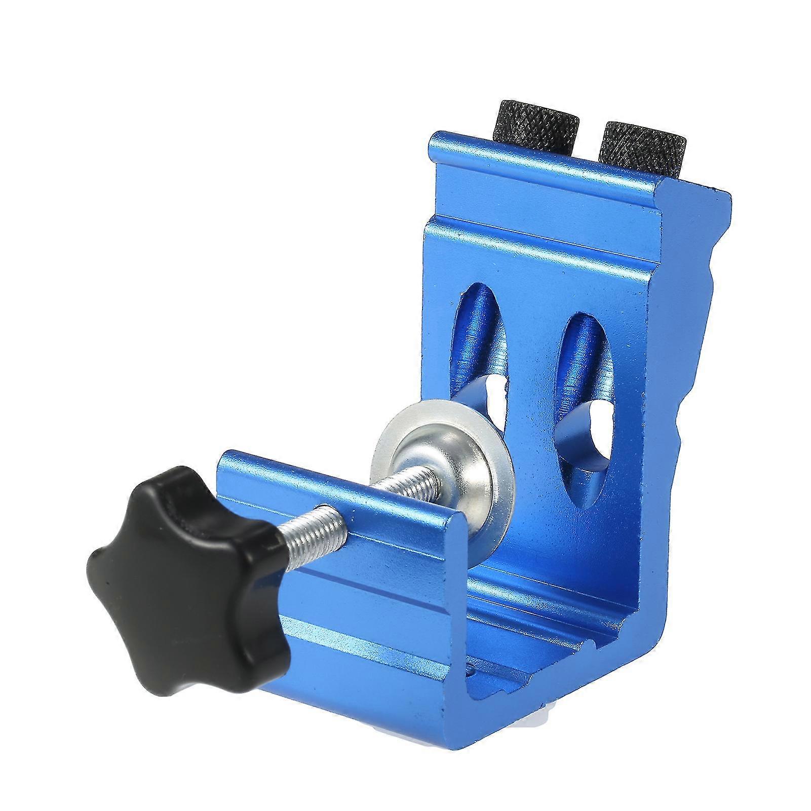 All In One Aluminum Pocket Hole Jig Kit 15 Degree Dowel Drill Joinery Kit Oblique Hole Locator With 9mm Step Drill Bit Doweling Hole Puncher With Buid