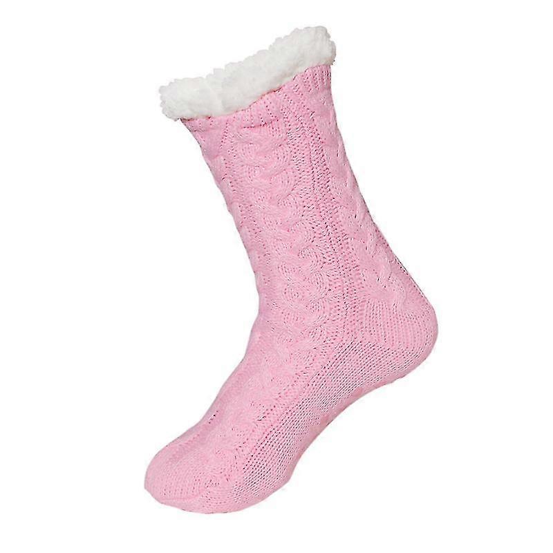 3 Pairs Warm Socks Autumn And Winter Thickened Plus Velvet -skid Socks Sleep Socks, Carpet Floor Socks