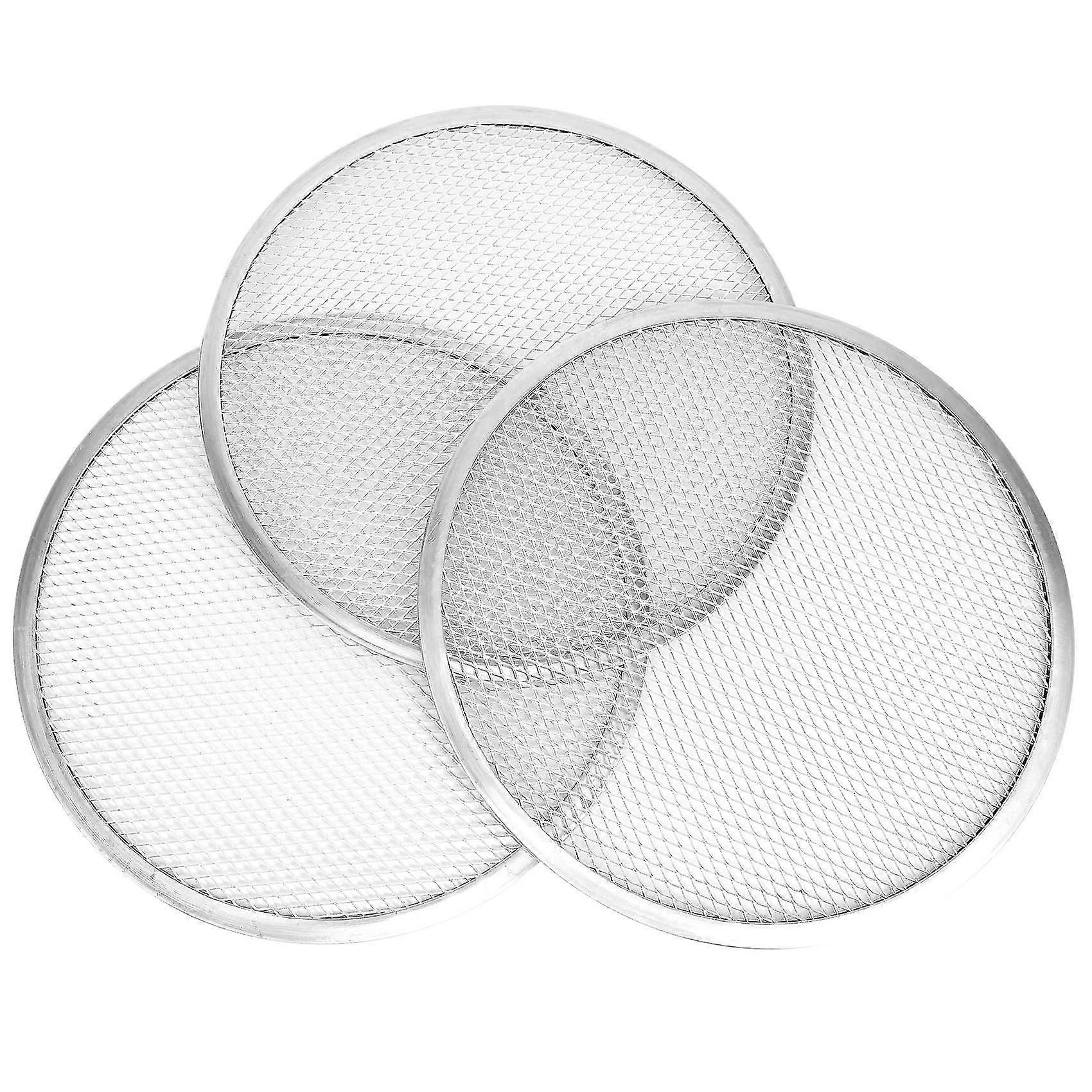 12-calowa aluminiowa patelnia do pizzy z otworami Patelnia do pizzy, blacha do pieczenia do okrągłego pojemnika na pizzę Tr