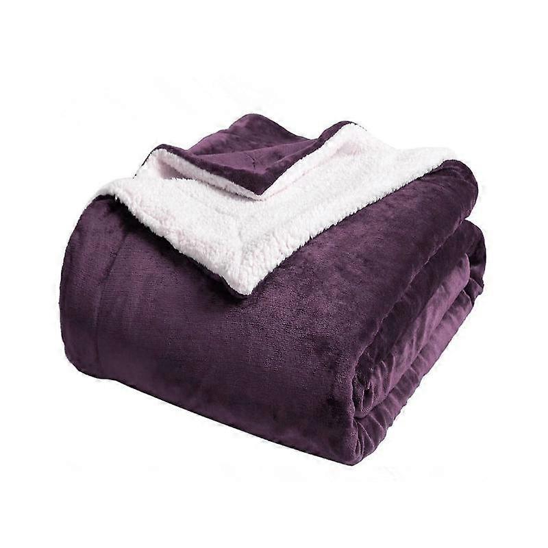 Doppelseitige Decken, kuschelige Decken, dicke warme Sofadecke Flauschige Fleecedecke