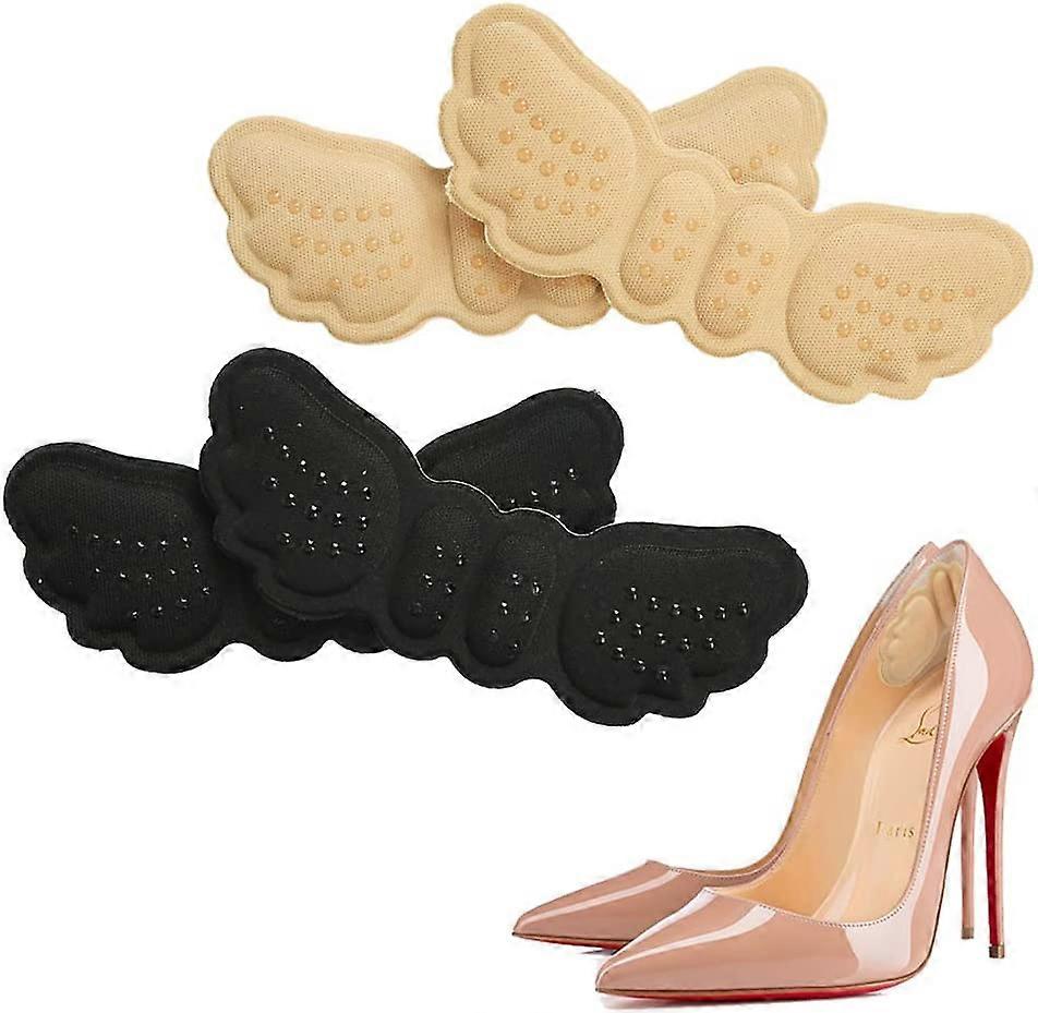 4 par vingeform hæl klistermærker