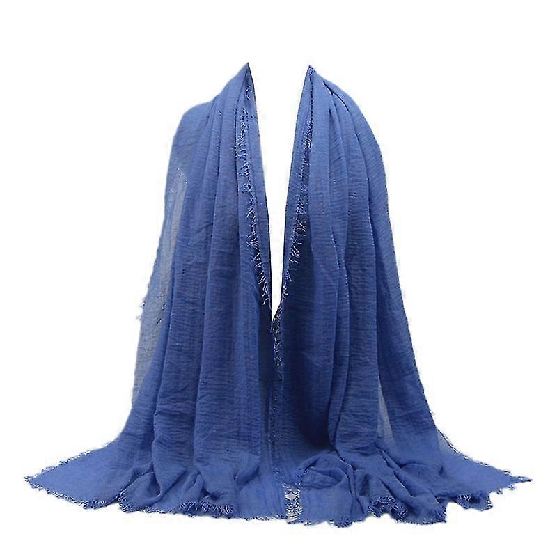 Wrap eșarfă Shawl bumbac de cânepă eșarfă moda eșarfe Hijab eșarfe pentru femei