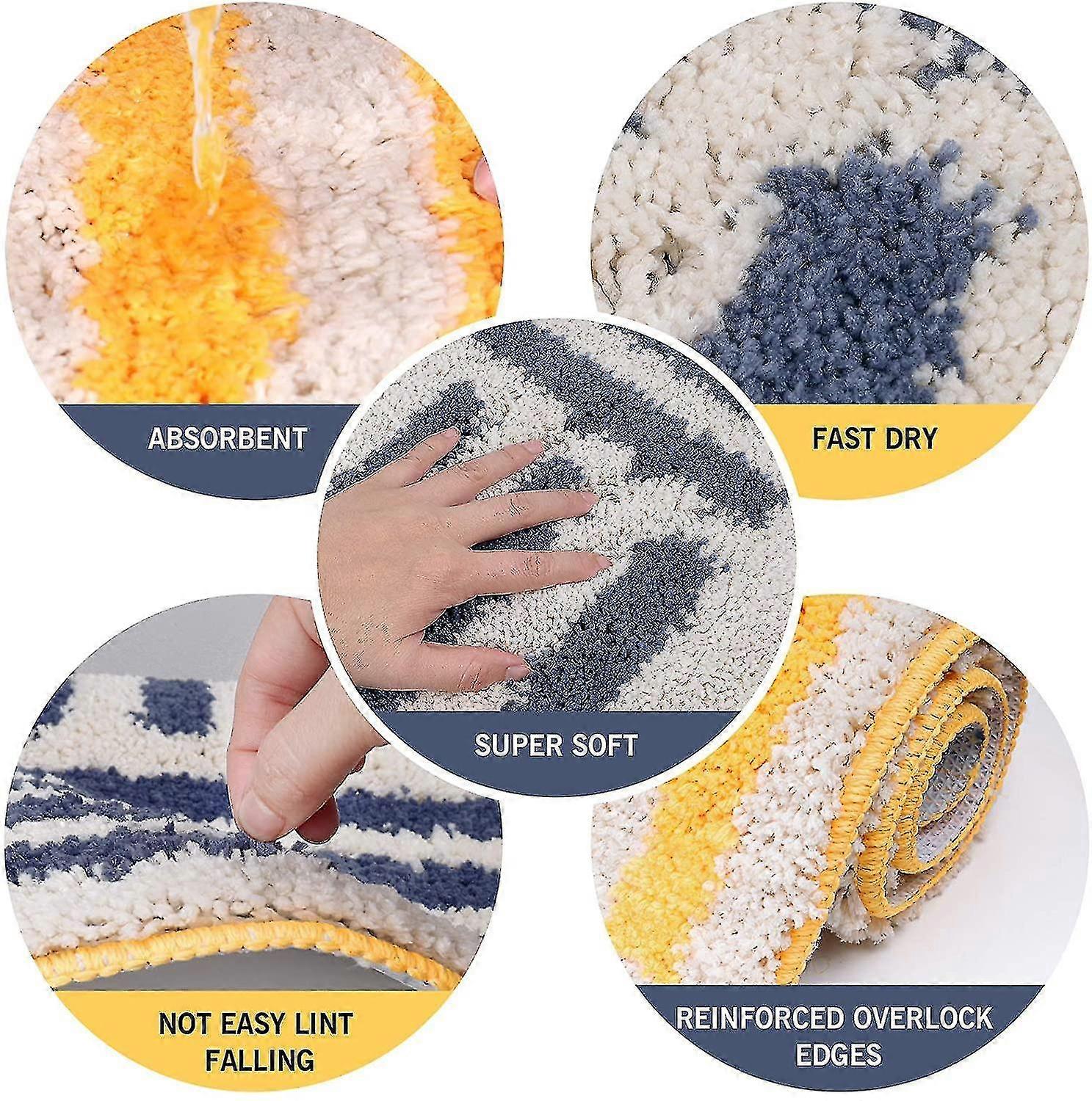 Tapis de porte durable, 20 x 32 pouces, profil bas