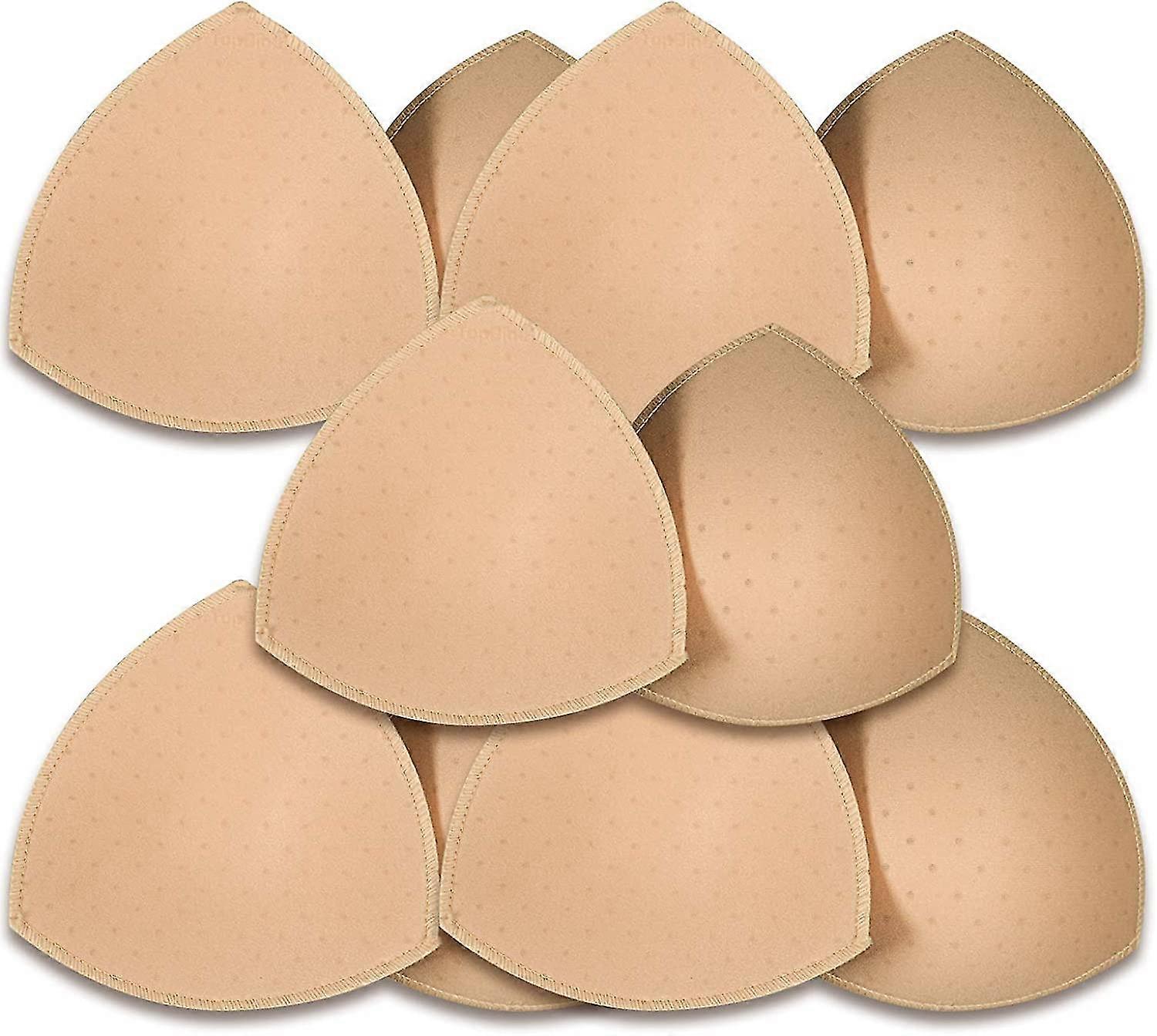 Bra Pads Inserts 5 Pairs. Bra Inserts Breathable And Removable Bra Cups Inserts A-e