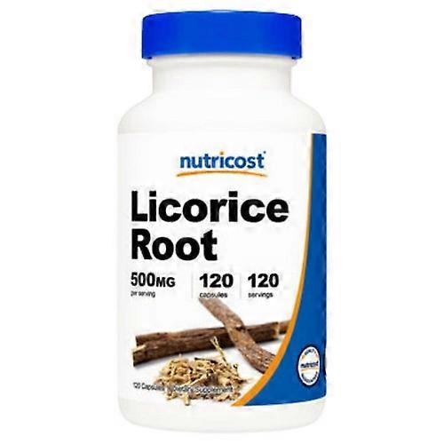 Nutricost Licorice Root Capsules ,500 Mg ,120 Count