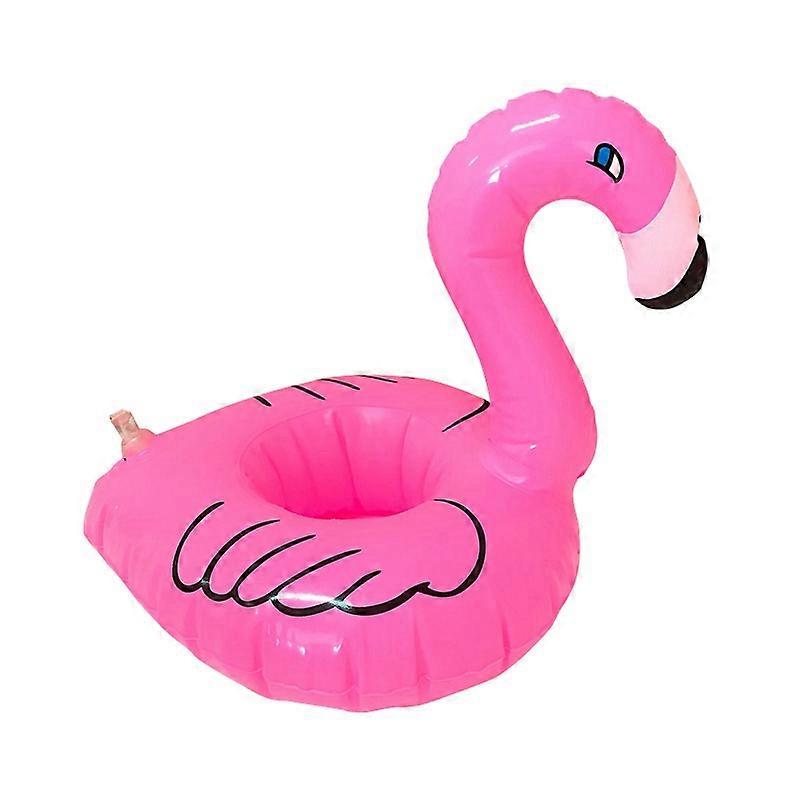 Mini Inflatable Flamingo Unicorn Donut Pool Float Toys Drink Float Cup Holder Swimming Ring Party Toys Beach Kids Adults