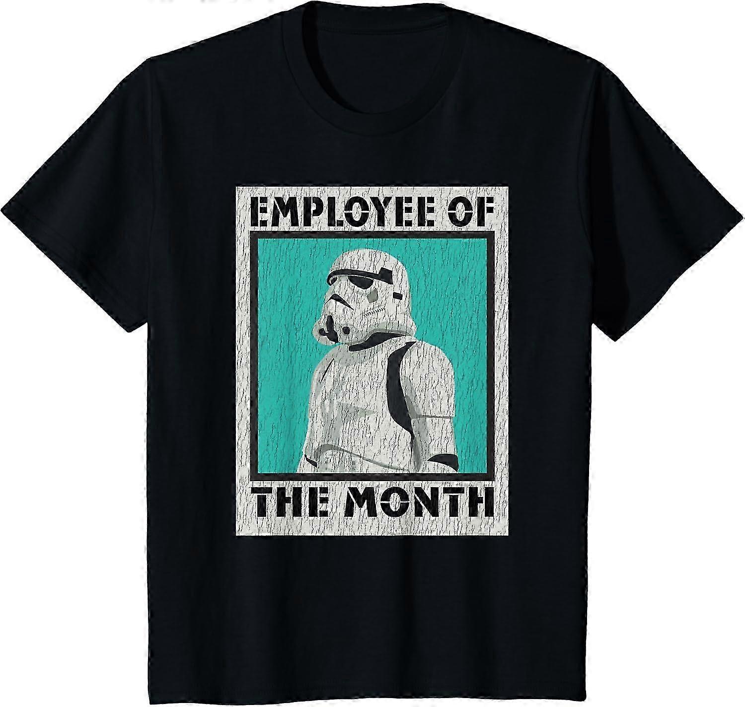 Camiseta Star Wars Stormtrooper Empregado do Mês Material retrô da moda