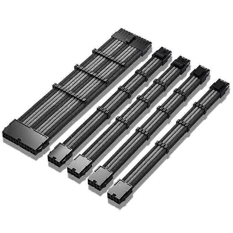 18AWG PSU Cable 1x 24Pin ATX / 2x 8 (4+4)Pin EPS / 2x 8 (6+2)Pin PCIE w/Combs