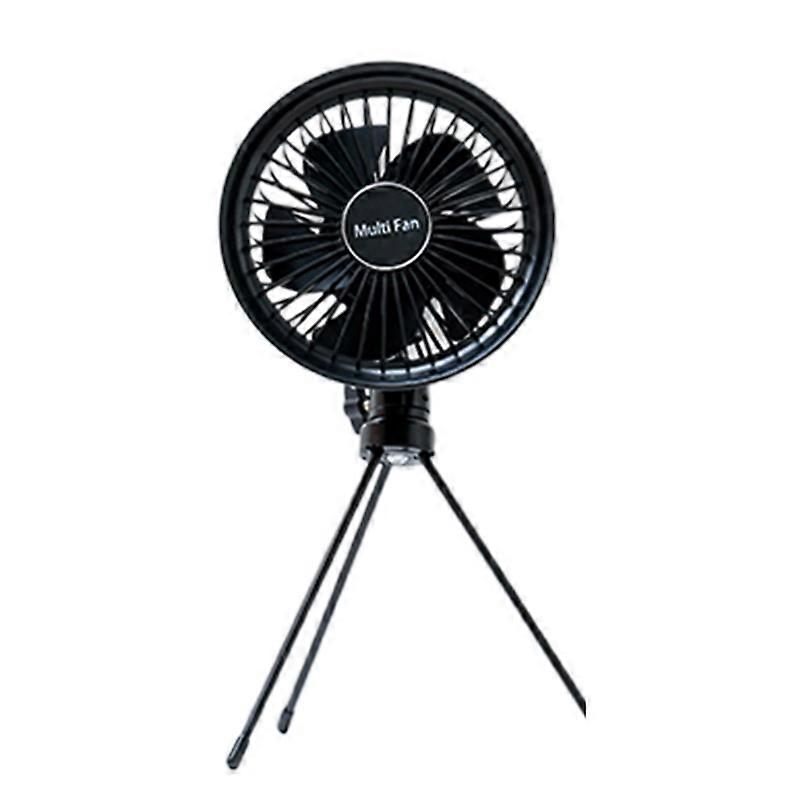 Lightweight 5.7'' LED Camping Fan Portable 2 in1 USB Tent Fan with LED Lamp