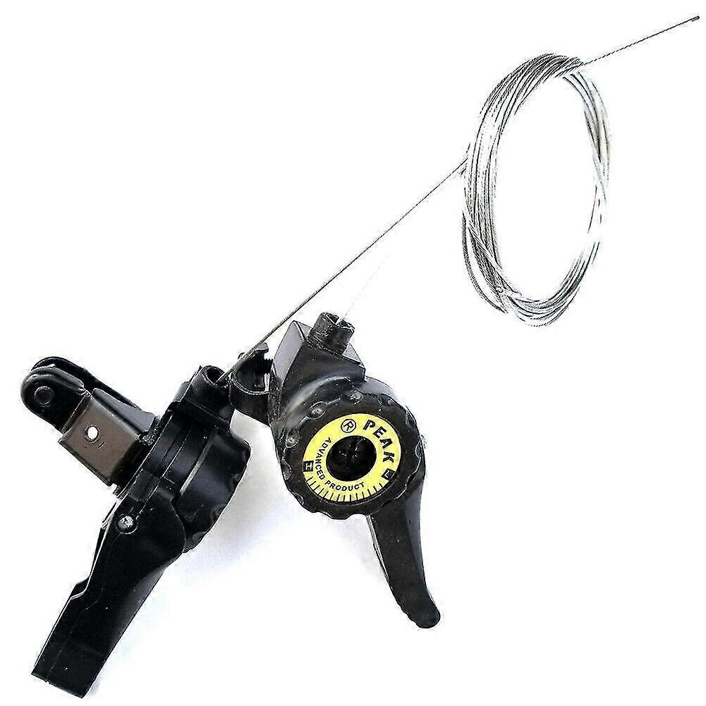 Bicycle Shift Speed 18 21 Lever Mountain Bike With Cable Trigger Universal(black)(2pcs