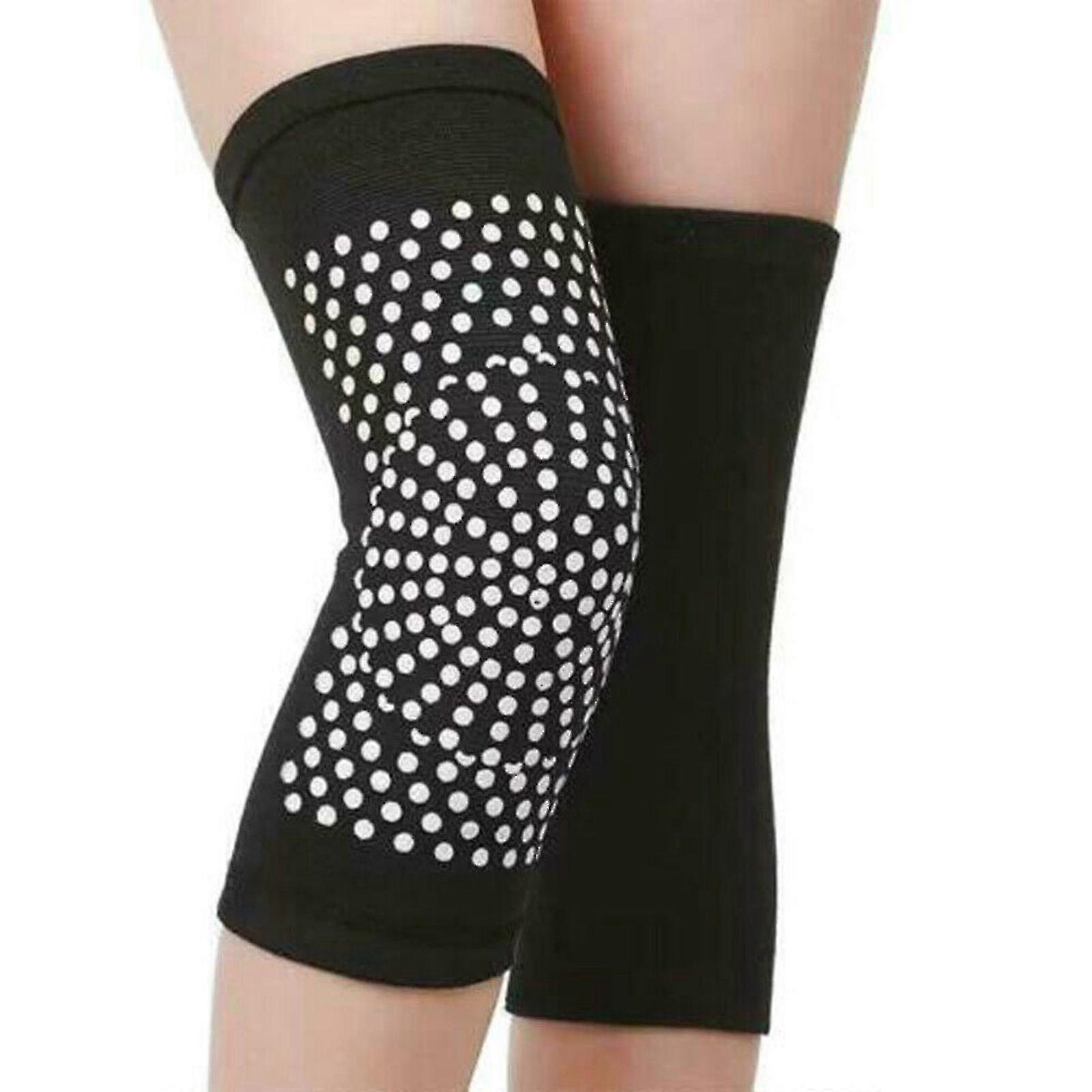 2 Pcs Tourmaline Self Heating Knee Pads Warm For Arthritis Pain Reliefs Knee