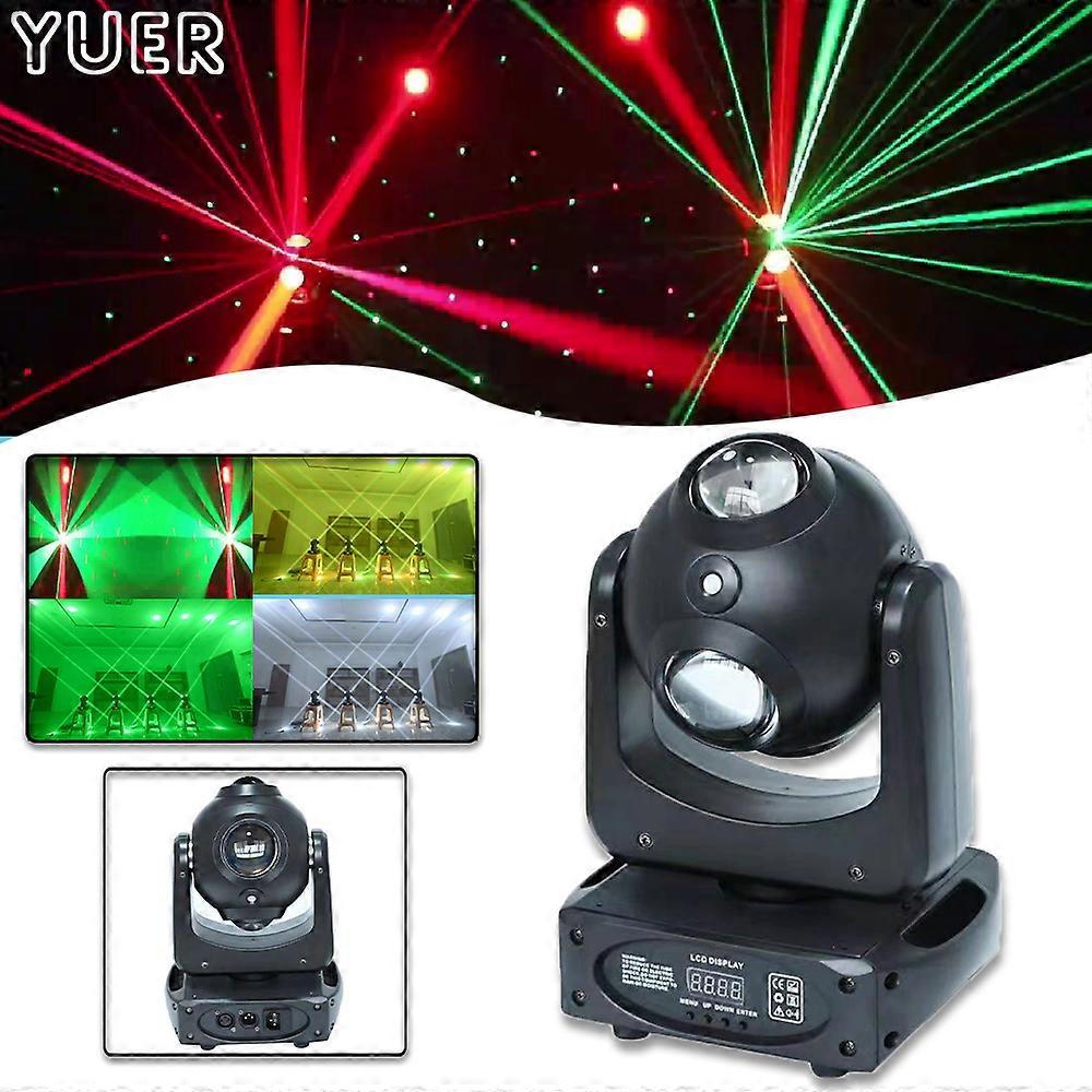 LED 4x25w RGBW + RG Laser Beam Projecteur Lyre Lyre DMX Contrôle de la musique Maison Fête Mariage Scène Éclairage Dj Disco Bar Club