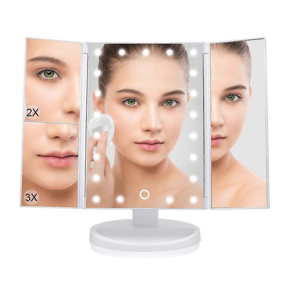 Professional Lighted Makeup Mirror with LED Lights and Touch Screen