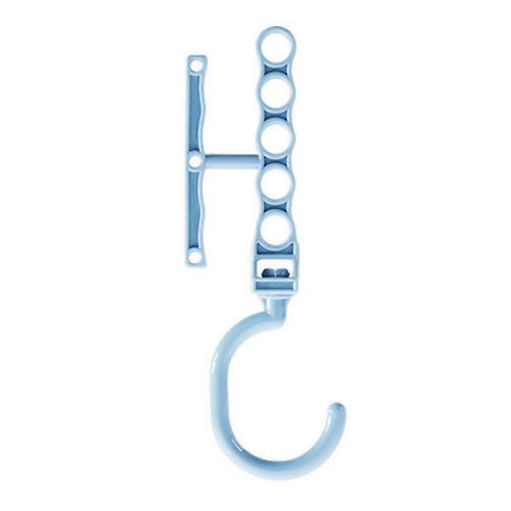 Creative Rotating Five-hole Magic Clothes Hanger Handle Sorting Drying Organizer