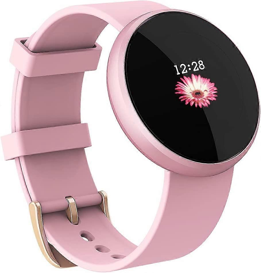 Women's Smart Watch, Fitness Tracker Smart Watch for Women, Color Touch Screen, Fitness Sleep Monitor Waterproof Call Reminder with Text GPS Auto Wake