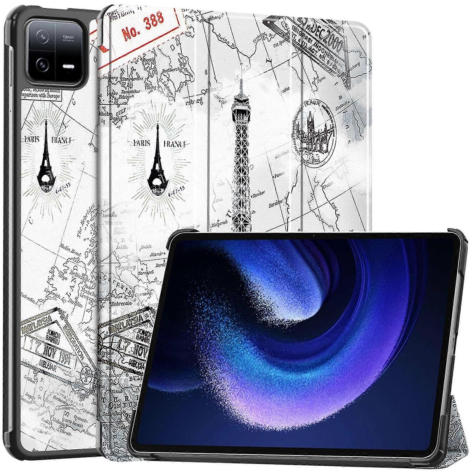 Painted Leather Smart Tablet Case For Xiaomi Pad 6 / 6 Pro