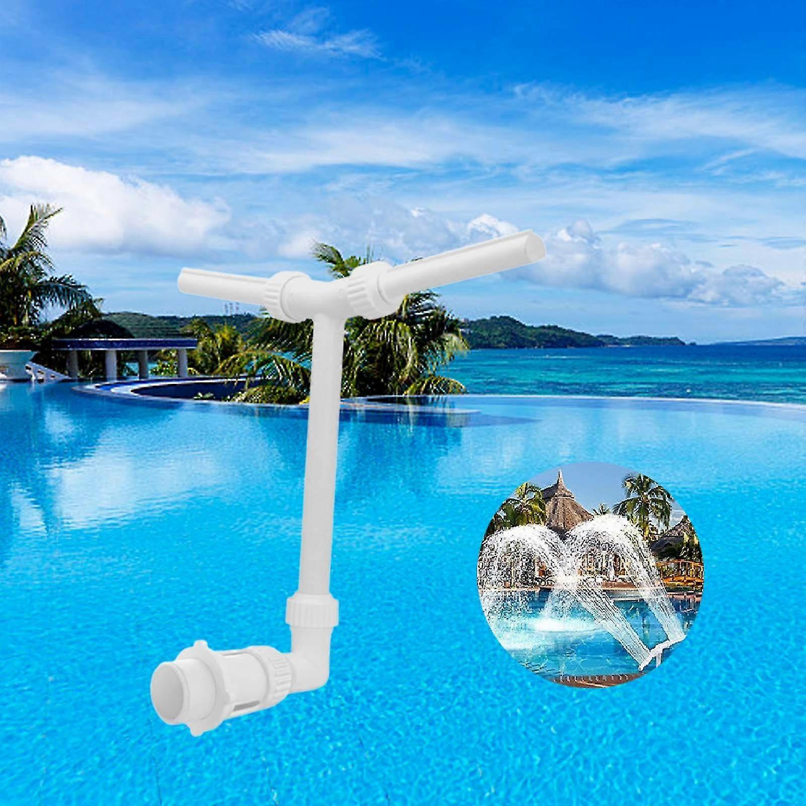 Swimming Pool Sprinkler Double Head Spray - Pool Upgrade Above/inground Cooler, 2 In 1 Spray Nozzle,pool Spray