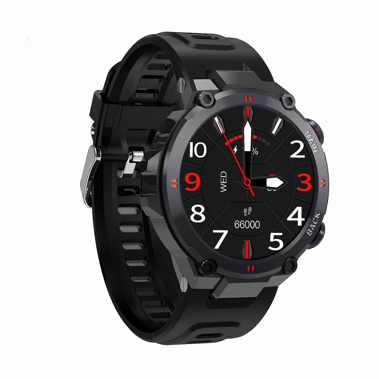 Mx03 1.33 Inch Heart Rate Blood Oxygen Sleep Monitoring Smart Watch Ip67 Waterproof Sports Wristwatch - Grey