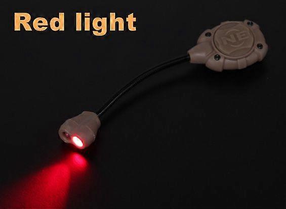 NE Airsoft Helmet Light Green Red IR Laser Helmet Lamp Charge Mpls 2 Mode  FAST Military Helmet Flashlight Outdoor Survival Lamp