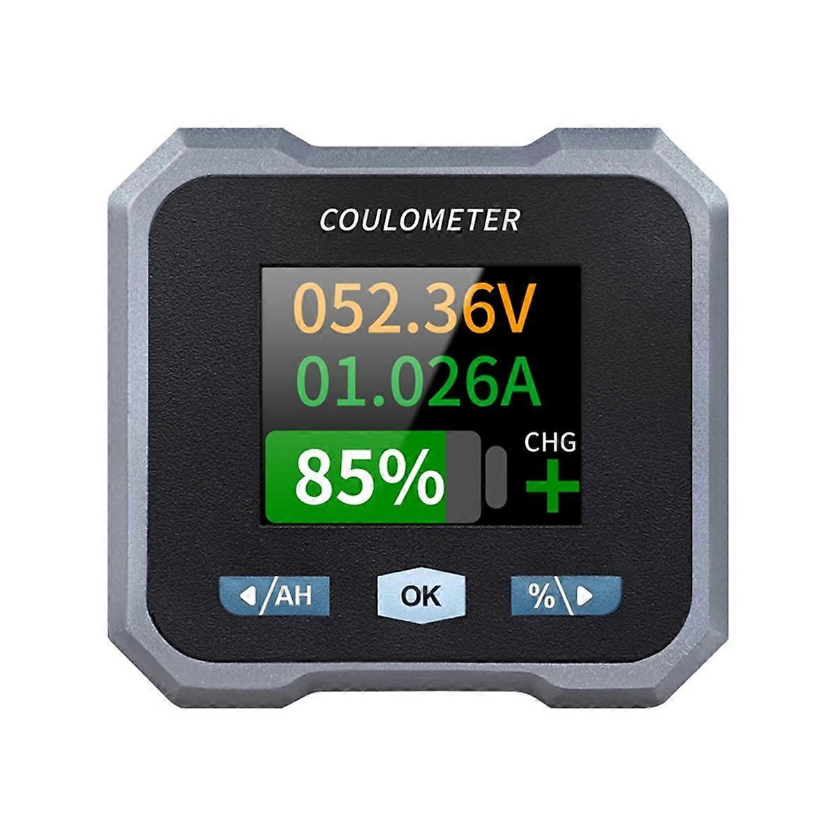 BL110F Coulometer Battery Meter DC10-100V 0-100A Waterproof Battery Meter and Voltmeter for Electric Quadricycle,A