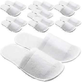 8 paires de pantoufles d'hôtel, pantoufles jetables, pantoufles de spa, pantoufles de spa de salon, pantoufles à usage unique