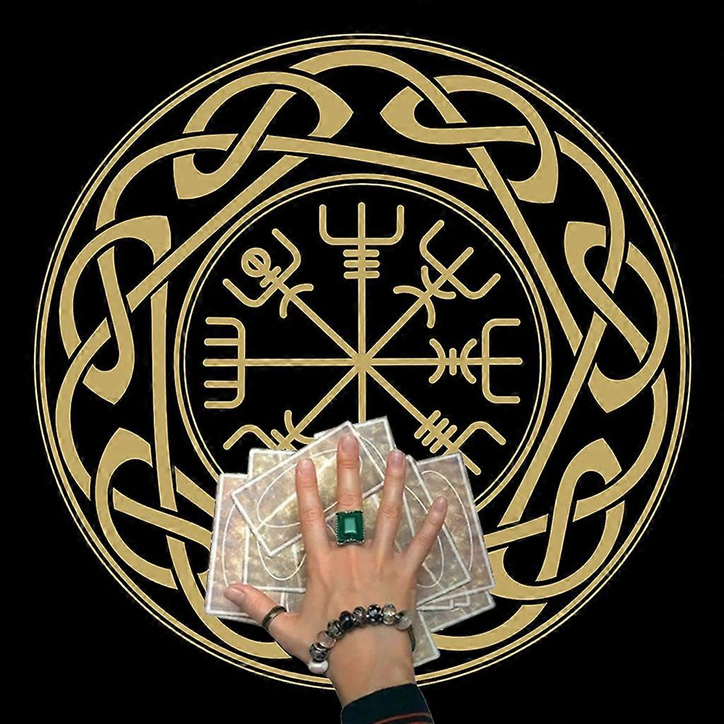 12-Constellations Tarot Card Tablecloth Divination Altars Cloth Board Game