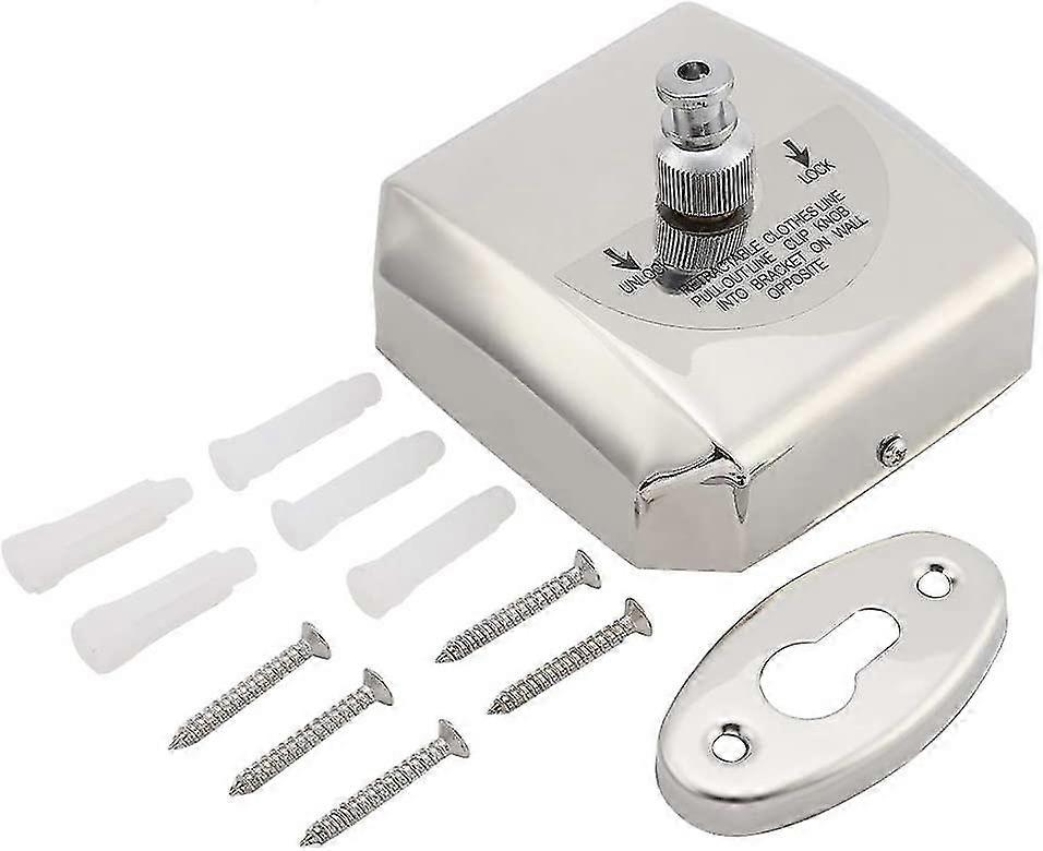 Square Stainless Steel Retractable Clothesline For Indoor Laundry Single Clothesline