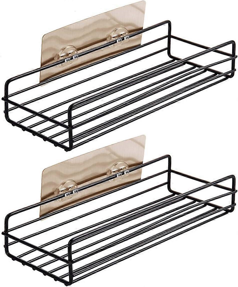 Shower shelf without drilling, 2-pack shower shelf wall shelf