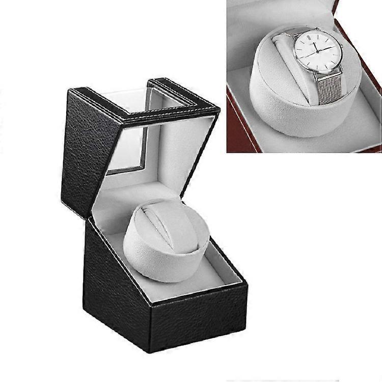 Watch Box Single, Black Leather