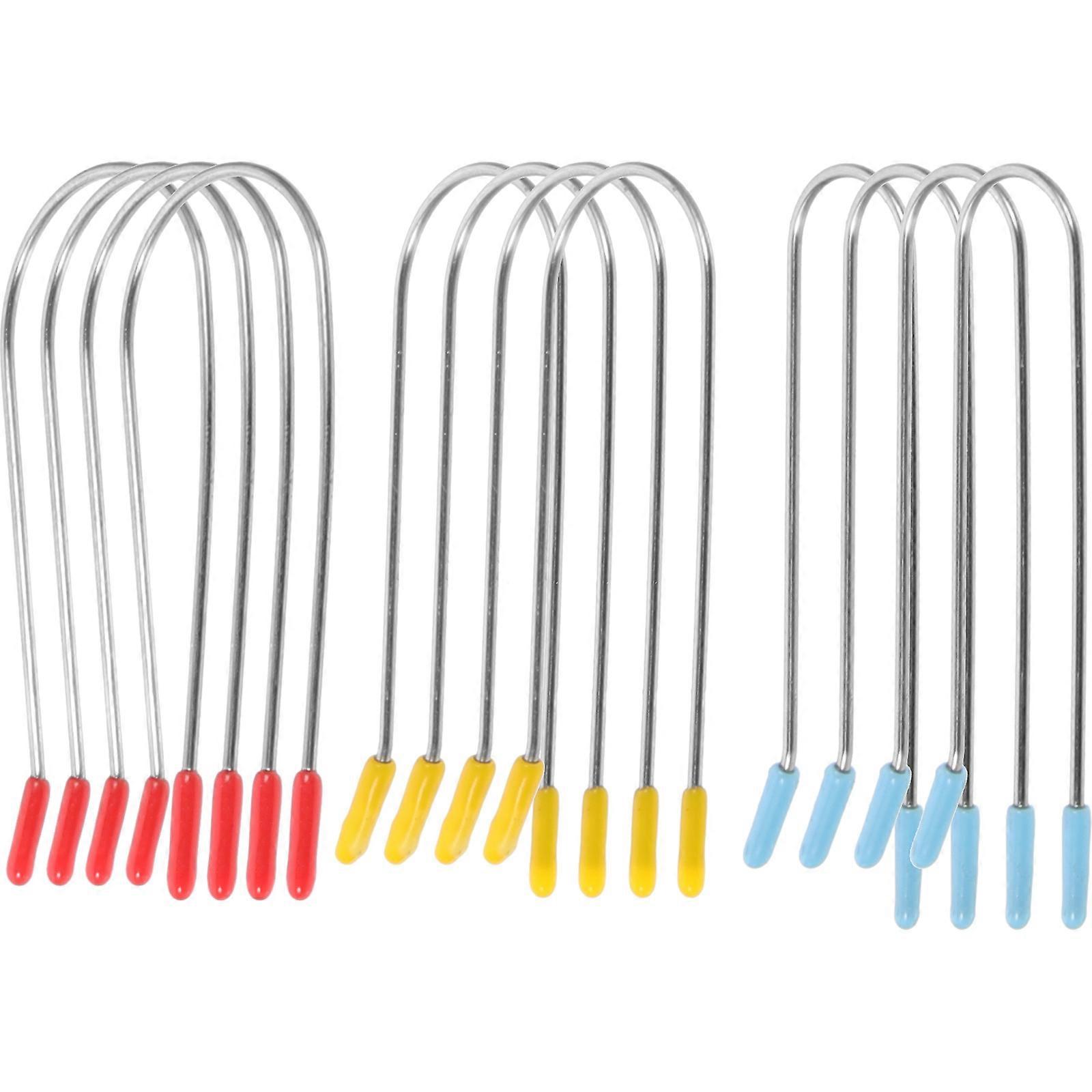 24pcs Hot Roller Clips Hot Rollers Curler Clips Hot Roller Clips Replacement U-shaped Clips